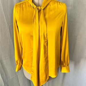 Vince Camuto Mustard Yellow Blouse